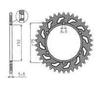 PIGNONE POSTERIORE 856 48 YAMAHA TT600 R '98-'03, TT600S '93-