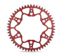 PIGNONE POSTERIORE ALLUMINIO T7075 (ERGAL) 820 50 (82050) ROSSO HUSQVARNA CR/WR/