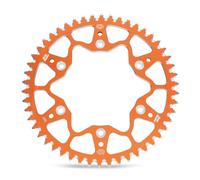 PIGNONE POSTERIORE ALLUMINIO T7075 (ERGAL) 899 52 (89952) COLORE ARANCIO KTM/HUS