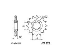 Pignone posteriore JT F823,12