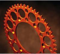 PIGNONE POSTERIORE ULTRALEGGERO 899 50 ALLUMINIO COLORE ARANCIONE KTM/HUSQVARNA/