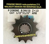 Pignone rinvio ruota posteriore Z13 1/2x1/4 Malaguti Drakon HM BAJA MOTORE AM6