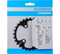 Pignone Shimano SLX FC-M7000 28 denti acciaio 4 bracci 64mm interno nero 11 v...