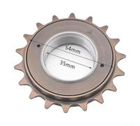 Pignone Singolo 18T 35mm in Acciaio per Fixie | 16 denti, per acciaio per robusto, per bici da per corsa, montaggio per facile, ideale per gare(18T)
