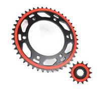 Pignone Sostituzione Misura Per Benelli TRK502 TRK502X PIGNONE MOTORE Anteriore e Posteriore Pignone Fly Catena Ruota 14T 15T 42T 44T Pignone Motocicletta(TRK502X 44T 14T)