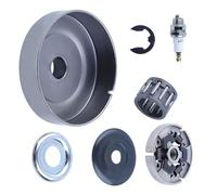 Pignone, tamburo frizione 3/8" for MS170 MS180 MS210 MS230 MS250, cuscinetto ad aghi, rondella, clip E, ingranaggio a vite senza fine 1123 640 2003