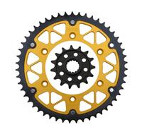 Pignone universale per moto 520 45T ~ 52T 15T compatibile con 620 690 640 LC4 R Ll SM SMC 790 890 Adventure R Rally SMR Ltd Ed sostituzione aftermarket(15T-51T)