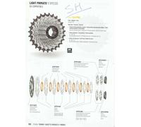 PIGNONI COMPATIBILI SHIMANO 11 VELOCITA PER BICI DA CORSA SERIE PRIMATO miche