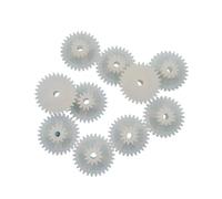 Pignoni del mandrino 10 pezzi di plastica 32082A pignone 1.95mm foro interno 0.5 modulo 8 denti 32 denti doppio strato ingranaggio 2mm albero stretto doppio strato ingranaggio Ingranaggi dell'albero