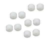 Pignoni del mandrino 10 pz 0.5 Modulo Piccolo Pignone di Plastica 8 Denti 9 Denti 10 T 12 T 14 T 18 T Ingranaggio Motore 2mm Stretto Fit Albero Modello FAI DA TE Gear Ingranaggi dell'albero(10T)