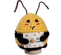 PIGPIGFLY Busy Bee - Set all'uncinetto con moneta di miele, regalo di addio per colleghi, regalo di apprezzamento per il lavoro di squadra, motivatore della produttività, abbraccio tascabile, regalo