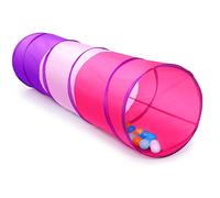 PigPigPen Tunnel per bambini per bambini Tenda pop-up per tunnel per bambini o cani Giochi da interno ed esterno per bambini Set da gioco in cort