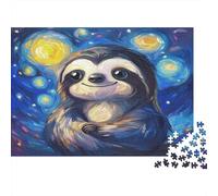 pigrizia Jigsaw Puzzle Impossibili 1000Pcs cielo stellato Decorazione Per La Casa. Giochi Rilassamento E Intelligence Per Adulti E Bambini Da 12 Anni 1000pcs (75x50cm)