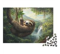 pigrizia Jigsaw Puzzle Impossible 1000 Pezzi Cascate forestaali Decorazione Per La Casa. Giochi Rilassamento E Intelligence Per Adulti E Ragazzi Da 14 Anni 1000pcs (75x50cm)