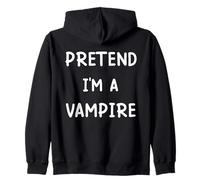 Pigro Costume di Halloween Camicia Finge io Sono Un Vampiro Felpa con Cappuccio