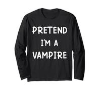 Pigro Costume di Halloween Camicia Finge io Sono Un Vampiro Maglia a Manica