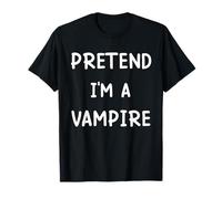 Pigro Costume di Halloween Camicia Finge io Sono Un Vampiro Maglietta