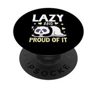 Pigro E Orgoglioso Di Ne PopSockets PopGrip Adesivo