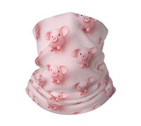 Pigs-Pattern Sciarpa A Tubo Versatili Sciarpa A Mezza Faccia Elastico Headwrap per Pesca Estivo Sports 30X26Cm