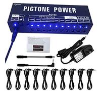 Pigtone PD-03 - Pedale effetto chitarra, 10 uscite DC isolate, adatto per 9 V/12 V/18 V, 100 mA 400 mA protezione da cortocircuito e sovracorrente