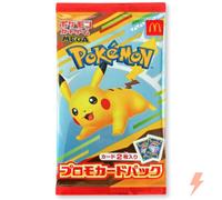 Pikachu 020/M-P + Random1 McDonald's Promo Card Pack - Pokemon giapponese MEGA