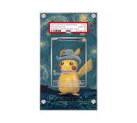 Pikachu Con Cappello in Feltro Grigio Pokémon Extended PSA Artwork Custodia P...
