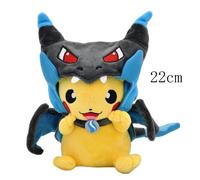 Pikachu Cosplay Pokémon Peluche 22cm Travestito da Charizard Snorlax Garchomp
