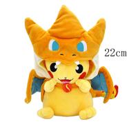 Pikachu Cosplay Pokémon Peluche 22cm Travestito da Charizard Snorlax Garchomp