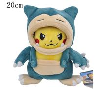 Pikachu Cosplay Pokémon Peluche 22cm Travestito da Charizard Snorlax Garchomp