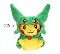 Pikachu Cosplay Pokémon Peluche 22cm Travestito da Charizard Snorlax Garchomp