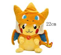 Pikachu Cosplay Pokémon Peluche 22cm Travestito da Charizard Snorlax Garchomp