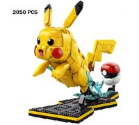 Pikachu Pokémon Building Blocks 2050 PCS Model Figure Display Set - No Box