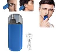 Pikapipy - Rasoio per peli del naso, 2024 Premium Pikapipy, tagliacapelli elettrico portatile impermeabile IPx7, tagliacapelli nasale 2 in 1 (blu, 1 pezzo)