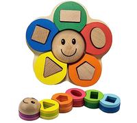 Pikatoyz Giochi Montessori 1 anno, 2 3 anni. Gioco di motricità fine per bambini. Giochi Bambini Interattivi Educativi. Giocattoli in Legno per impilare e ordinare