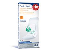 CEROTTO PIC SOFFIX MED IN TNT CON TAMPONE CENTRALE ASSORBENTE STERILE MONOUSO STERILE 25X10 CM ANTIBATTERICO 3 PEZZI