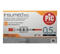 SIRINGA PER INSULINA PIC INSUMED 0,5 ML 100 UI 10 PEZZI
