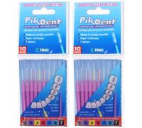 PikDent® Viola 0,5 mm Scovolini Interdentali 2x10 pz Spazzolino da den