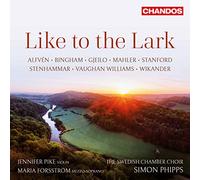 Hugo Alfven Like to the Lark: Alfven/Bingham/Gjeilo/Mahler/Stanford/... (CD)