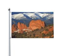 Pikes Peak Bandiera Colorado 3x5 Ft Bandiera Outdoor Banner Holiday Garden Flag Welcome Yard Banner Home Garden Yard Bandiere Decorazione Prato Bandiere Interni/Esterni Stampa su entrambi i lati