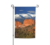 Pikes Peak - Bandiere del Colorado per esterni, 30,5 x 45,7 cm, stampa su entrambi i lati, bandiera da giardino per esterni, bandiera per vacanze con occhielli, bandiera per casa, cortile, per