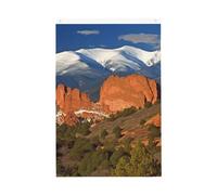 Pikes Peak - Bandiere del Colorado per esterni, 7,6 x 0,9 m, stampa verticale su entrambi i lati, bandiere da giardino per esterni, striscione con occhielli, bandiera per casa, cortile, per prato