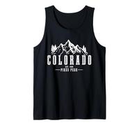 Pikes Peak Colorado EST. 1806 Vintage Montagne Escursioni Canotta