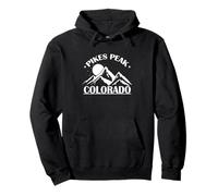 Pikes Peak, Colorado Felpa con Cappuccio