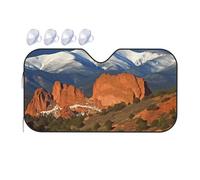 Pikes Peak Colorado - Parasole per parabrezza auto pieghevole 2025 divertente parasole per auto parasole anteriore per interni automobilistici, protezione solare piccola