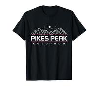Pikes Peak Colorado Rocky Mountains Climbing Souvenir Maglietta