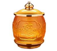PIKITER Ciotola for offerte d'acqua buddista da 11,6x8,7x7,9 cm, otto tazze di buon auspicio for l'altare della ricchezza del Bodhisattva Guanyin, 1 pz.
