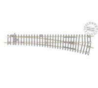 Piko 55171 - 1:87 H0 - scambio manuale destro con traversine in cemento 15°