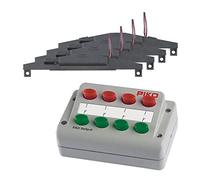 Set di controllo analogico e 4 deviatori elettromagnetici Piko