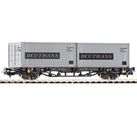 Vagone Piattaforma Lgs579 con Container Deutrans