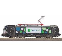 PIKO EXPERT 59398 191 023 EVM Rail livrea nera tondi blu/verde/bianca DCC SOUND